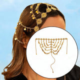 Maxbell Sequin Head Chain Bohemian Stylish Jewelry for Costume Carnivals Masquerades