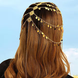 Maxbell Sequin Head Chain Bohemian Stylish Jewelry for Costume Carnivals Masquerades