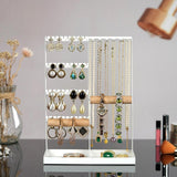 Maxbell Jewelry Organizer Simple 4 Tier Jewelry Stand for Keychains Anklets Pendants