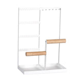 Maxbell Jewelry Organizer Simple 4 Tier Jewelry Stand for Keychains Anklets Pendants