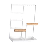 Maxbell Jewelry Organizer Simple 4 Tier Jewelry Stand for Keychains Anklets Pendants