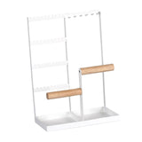 Maxbell Jewelry Organizer Simple 4 Tier Jewelry Stand for Keychains Anklets Pendants