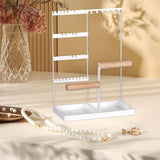 Maxbell Jewelry Organizer Simple 4 Tier Jewelry Stand for Keychains Anklets Pendants