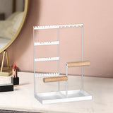 Maxbell Jewelry Organizer Simple 4 Tier Jewelry Stand for Keychains Anklets Pendants