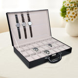 Maxbell Watch Storage Box Men Watch Storage Travel Case for Earring Necklace Pendant