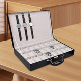 Maxbell Watch Storage Box Men Watch Storage Travel Case for Earring Necklace Pendant
