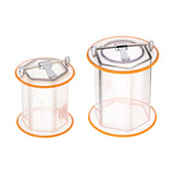 Maxbell Jewelry Polisher Barrel Direct Replaces Professional Polisher Tumbler Bucket 15.4cmx14.8cm