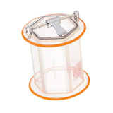 Maxbell Jewelry Polisher Barrel Direct Replaces Professional Polisher Tumbler Bucket 15.4cmx14.8cm