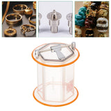 Maxbell Jewelry Polisher Barrel Direct Replaces Professional Polisher Tumbler Bucket 15.4cmx14.8cm