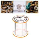 Maxbell Jewelry Polisher Barrel Direct Replaces Professional Polisher Tumbler Bucket 19.6cmx18.1cm