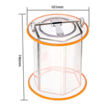 Maxbell Jewelry Polisher Barrel Direct Replaces Professional Polisher Tumbler Bucket 19.6cmx18.1cm