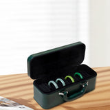 Maxbell Bracelet Display Case Bangle Storage Box for Dresser Wedding Valentine's Day Green Black