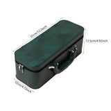 Maxbell Bracelet Display Case Bangle Storage Box for Dresser Wedding Valentine's Day Green Black