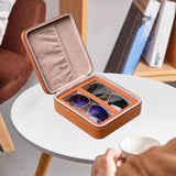 Maxbell Sunglasses Organizer Elegant Jewelry Watch Display Case 2 Compartment