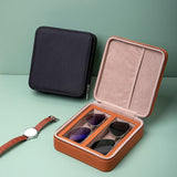 Maxbell Sunglasses Organizer Elegant Jewelry Watch Display Case 2 Compartment