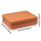 Maxbell Sunglasses Organizer Elegant Jewelry Watch Display Case 3 Compartment