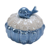 Maxbell Jewelry Storage Case Modern Trinket Case Ring Case for Dresser Dorm Bathroom Blue