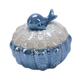 Maxbell Jewelry Storage Case Modern Trinket Case Ring Case for Dresser Dorm Bathroom Blue