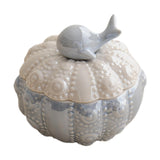 Maxbell Jewelry Storage Case Modern Trinket Case Ring Case for Dresser Dorm Bathroom Light Blue