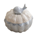 Maxbell Jewelry Storage Case Modern Trinket Case Ring Case for Dresser Dorm Bathroom Light Blue