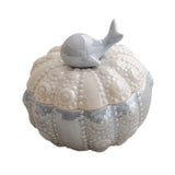 Maxbell Jewelry Storage Case Modern Trinket Case Ring Case for Dresser Dorm Bathroom Light Blue