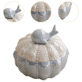 Maxbell Jewelry Storage Case Modern Trinket Case Ring Case for Dresser Dorm Bathroom Light Blue