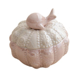 Maxbell Jewelry Storage Case Modern Trinket Case Ring Case for Dresser Dorm Bathroom Pink