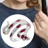 Maxbell Snake Ring Clothing Accessory Fashion Creative Statement for Girls Her Women