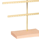 Maxbell Earrings Display Stand Shop Women Tabletop 3 Tiers Dresser Jewelry Organizer