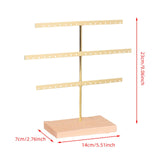Maxbell Earrings Display Stand Shop Women Tabletop 3 Tiers Dresser Jewelry Organizer