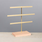 Maxbell Earrings Display Stand Shop Women Tabletop 3 Tiers Dresser Jewelry Organizer