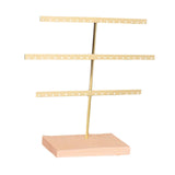 Maxbell Earrings Display Stand Shop Women Tabletop 3 Tiers Dresser Jewelry Organizer