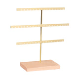 Maxbell Earrings Display Stand Shop Women Tabletop 3 Tiers Dresser Jewelry Organizer