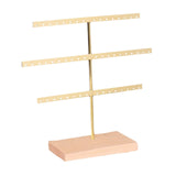 Maxbell Earrings Display Stand Shop Women Tabletop 3 Tiers Dresser Jewelry Organizer