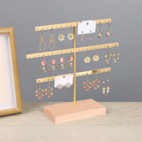 Maxbell Earrings Display Stand Shop Women Tabletop 3 Tiers Dresser Jewelry Organizer