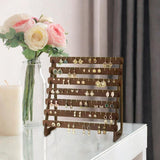 Maxbell Earring Display Wooden Earring Holder Organizer for Anniversaries Store