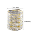 Maxbell Rotating Jewelry Box Rings Earring Necklace Holder for Rings Hair Ties Home