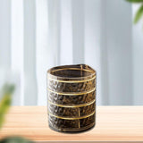 Maxbell Rotating Jewelry Box Rings Earring Necklace Holder for Rings Hair Ties Home