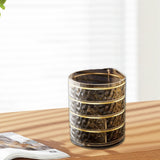 Maxbell Rotating Jewelry Box Rings Earring Necklace Holder for Rings Hair Ties Home