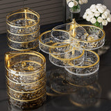 Maxbell Rotating Jewelry Box Rings Earring Necklace Holder for Rings Hair Ties Home