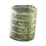 Maxbell Rotating Jewelry Box Rings Earring Necklace Holder for Rings Hair Ties Home