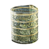 Maxbell Rotating Jewelry Box Rings Earring Necklace Holder for Rings Hair Ties Home