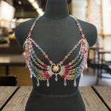 Maxbell Body Chain Bra Fashion Necklaces for Music Festivals Fancy Dress Performance