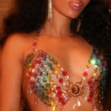 Maxbell Body Chain Bra Fashion Necklaces for Music Festivals Fancy Dress Performance