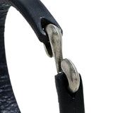 Maxbell Cuff Bracelet for Men Accessories Friend Gift Jewelry 7.87inch S Buckle Black