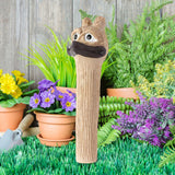 Maxbell Funny Garden Statue Animal Sculpture Porch Gift Christmas Long Neck Figurine Black 6.7x6.8x21.1cm