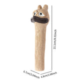 Maxbell Funny Garden Statue Animal Sculpture Porch Gift Christmas Long Neck Figurine Black 6.7x6.8x21.1cm