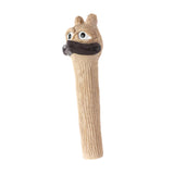 Maxbell Funny Garden Statue Animal Sculpture Porch Gift Christmas Long Neck Figurine Black 6.7x6.8x21.1cm