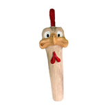 Maxbell Funny Garden Statue Animal Sculpture Porch Gift Christmas Long Neck Figurine Red 6.4x7.6x23cm