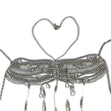 Maxbell Body Chain Bra Boho for Women and Girls for Performance Dressing up Concerts